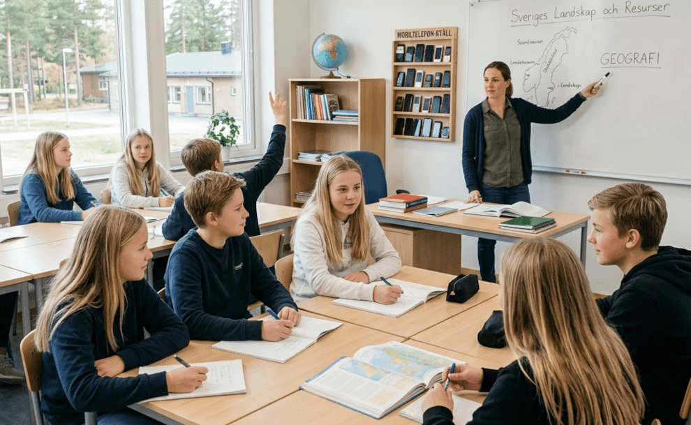 Sweden Says Goodbye to Screens: New Classroom Phone Ban Begins